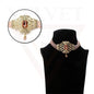 Necklace Earrings Set Crystal Pearl Choker Traditional Beads Girls Jewellery Set