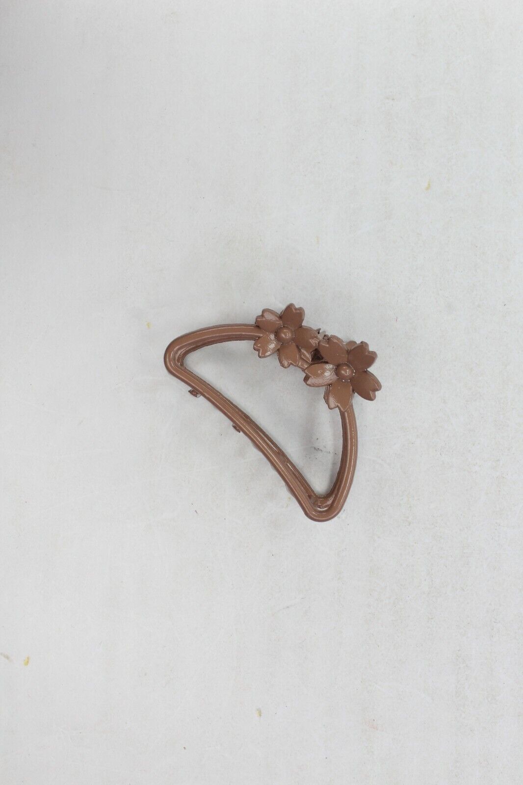 Matte Hair Claw Clip Metal Flower Clutcher Non-slip Frosted Barrette Jaw Clamp