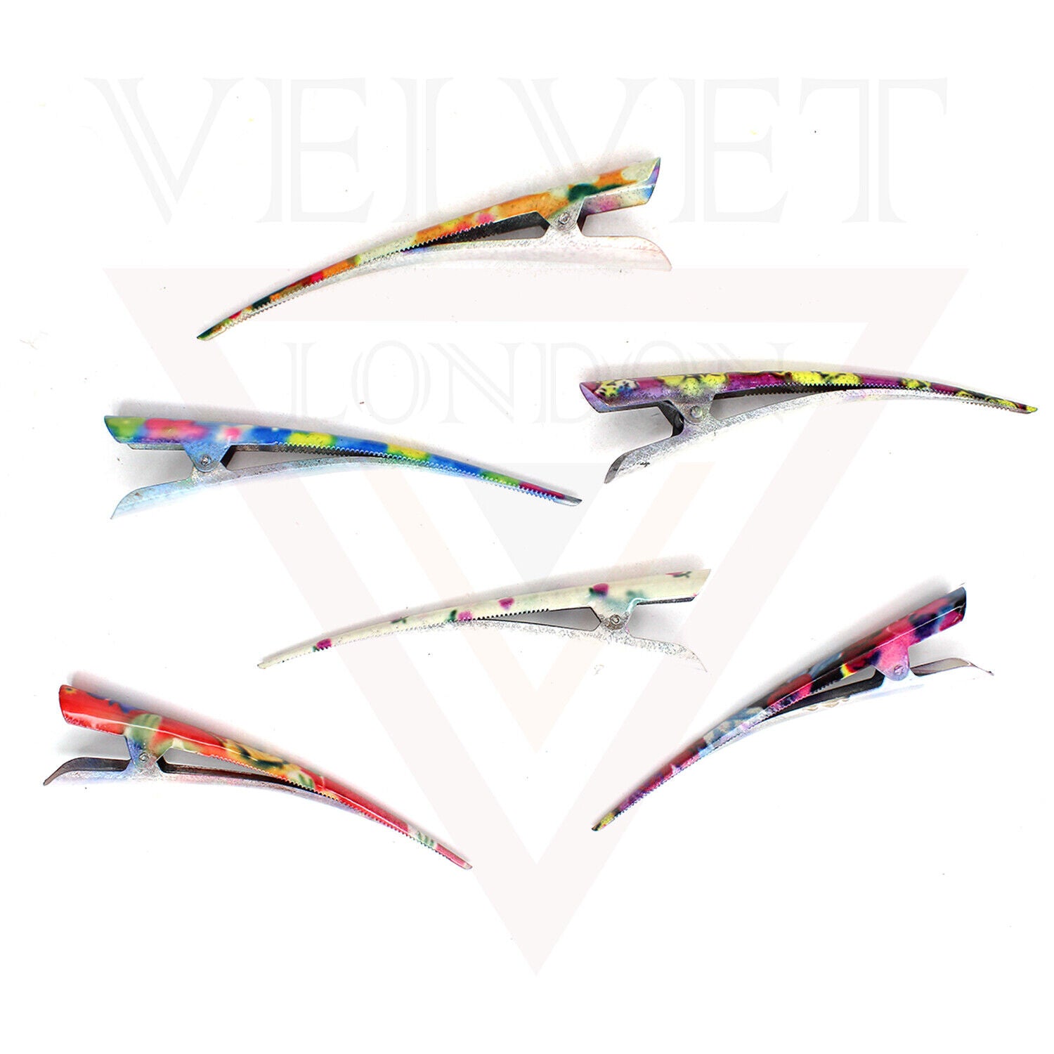 Duckbill Hair Clip Flower Metal Non-slip Crocodile Barrettes Teeth Hairdressing 