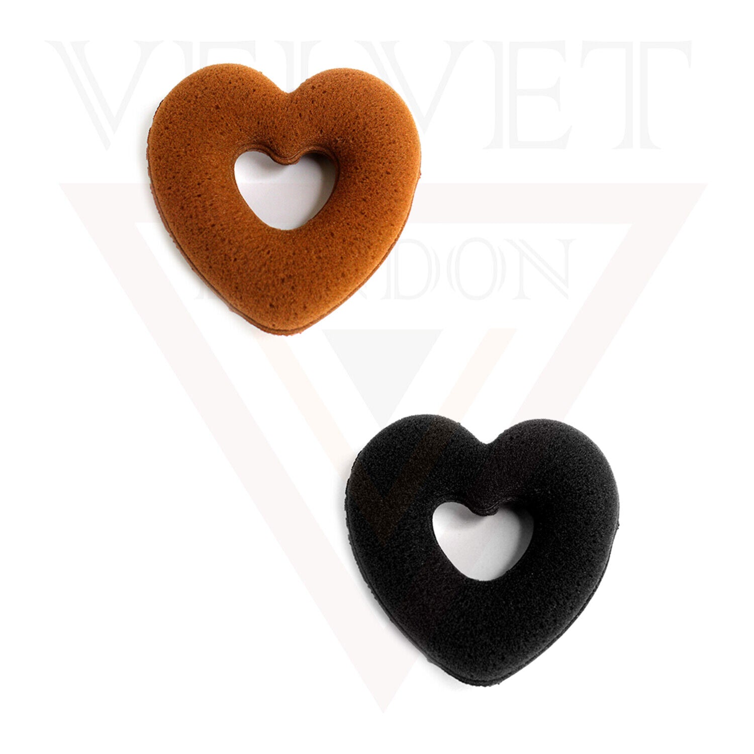 Magic Sponge Donut Heart Shaped Hair Curler Bun Maker Hair Bun Styling Tools
