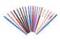 12x Assorted Wooden Colourful Long Hair Sticks Chopsticks Wooden Bun Holder Wood Stick Hair Accessories UK